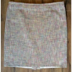 LOFT Tweed Pencil Skirt Size 14